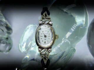 ビンテージ　ハミルトン （ Hamilton ）　ダイヤモンド　時計1182a